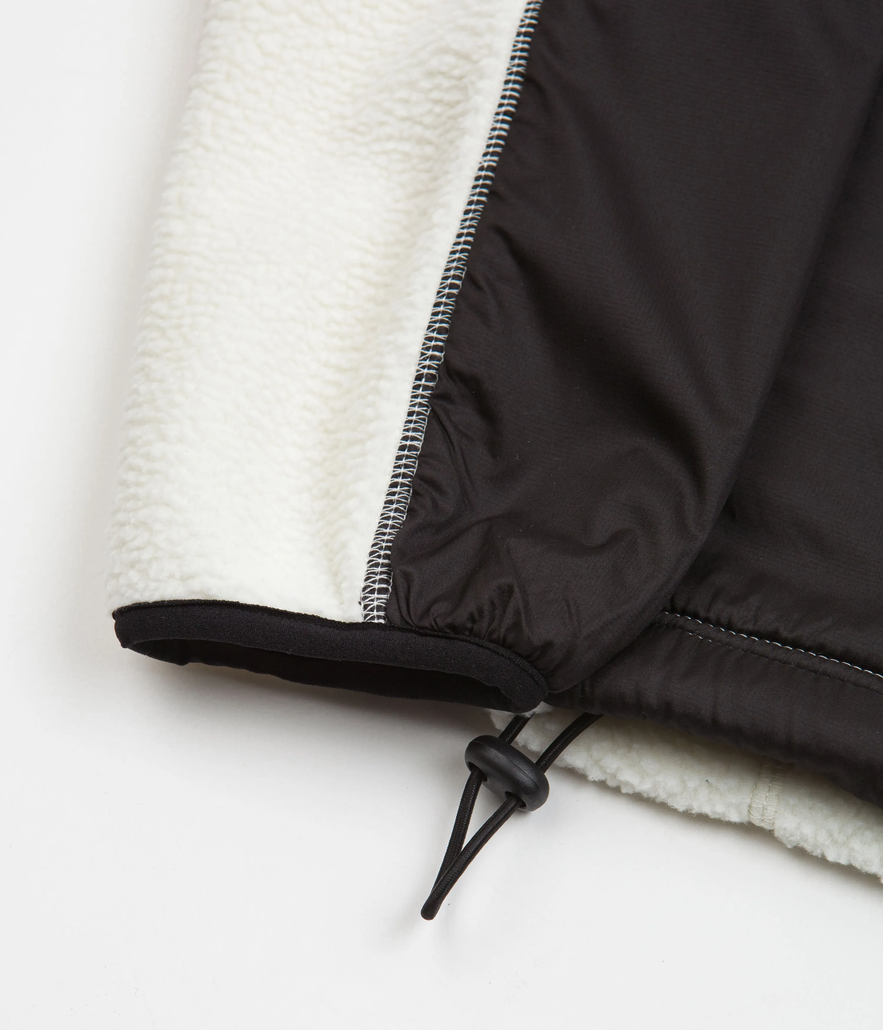 Carrier Goods Borg Zip Through Fleece - Ecru