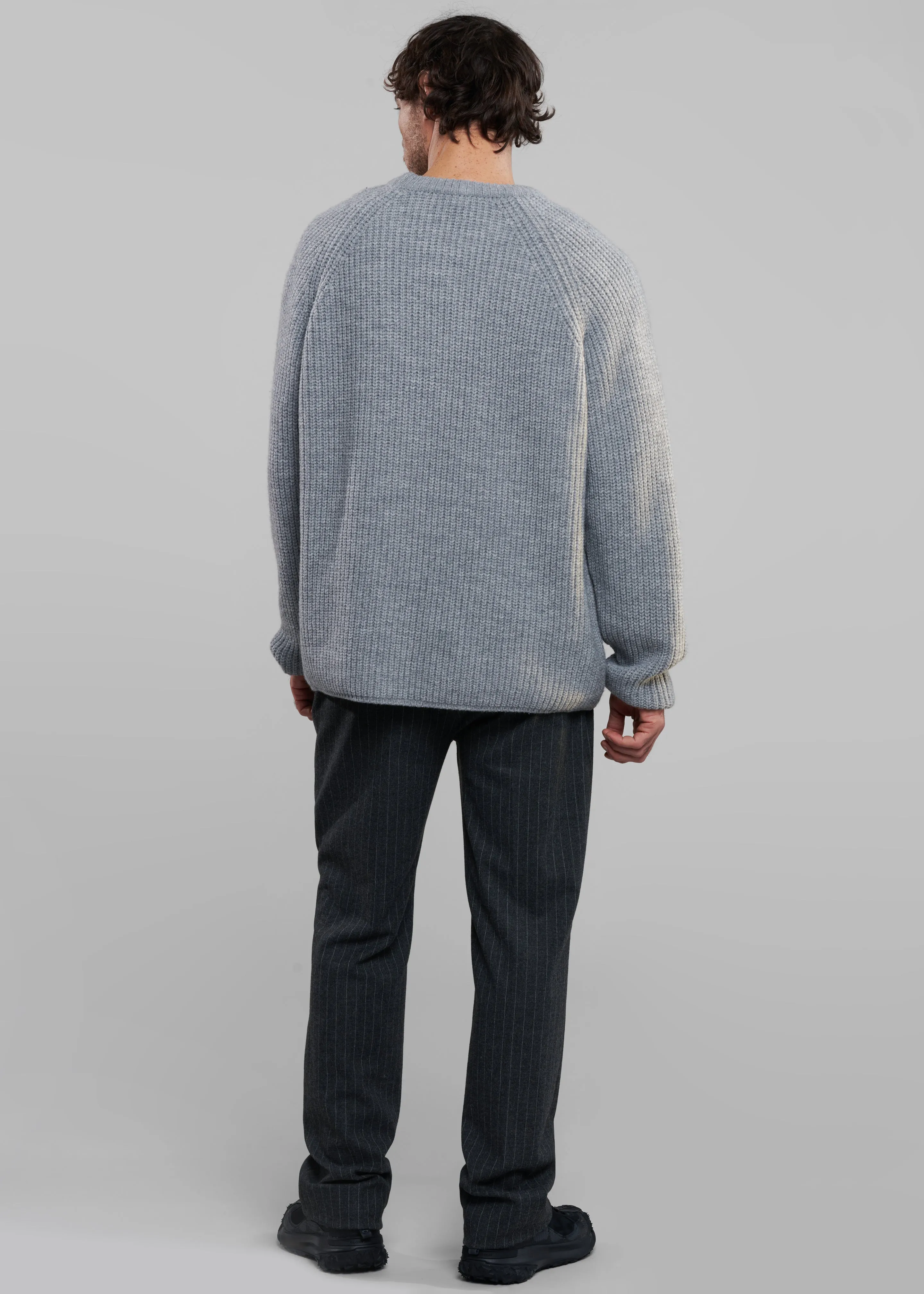 Carter Crew Neck Sweater - Grey