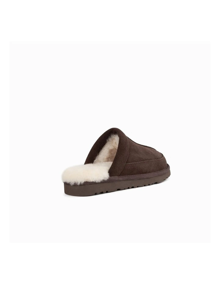 Carter Water Resistant Slipper in Chocolate