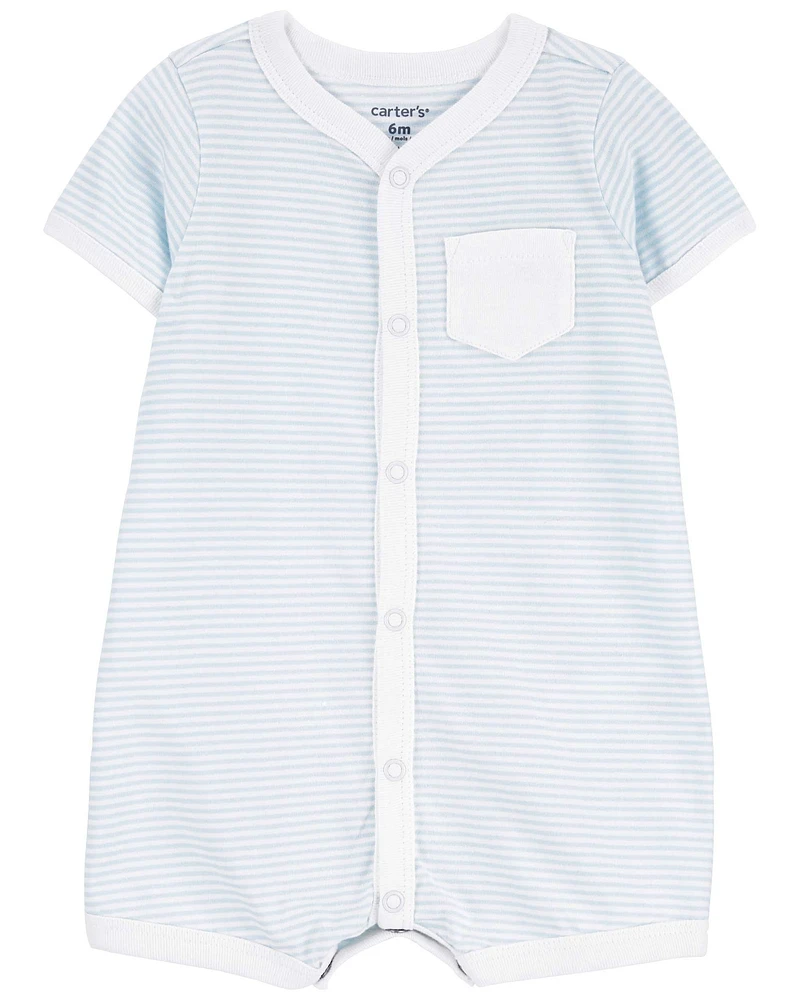 Carter's / OshKosh Baby Striped Snap-Up Romper