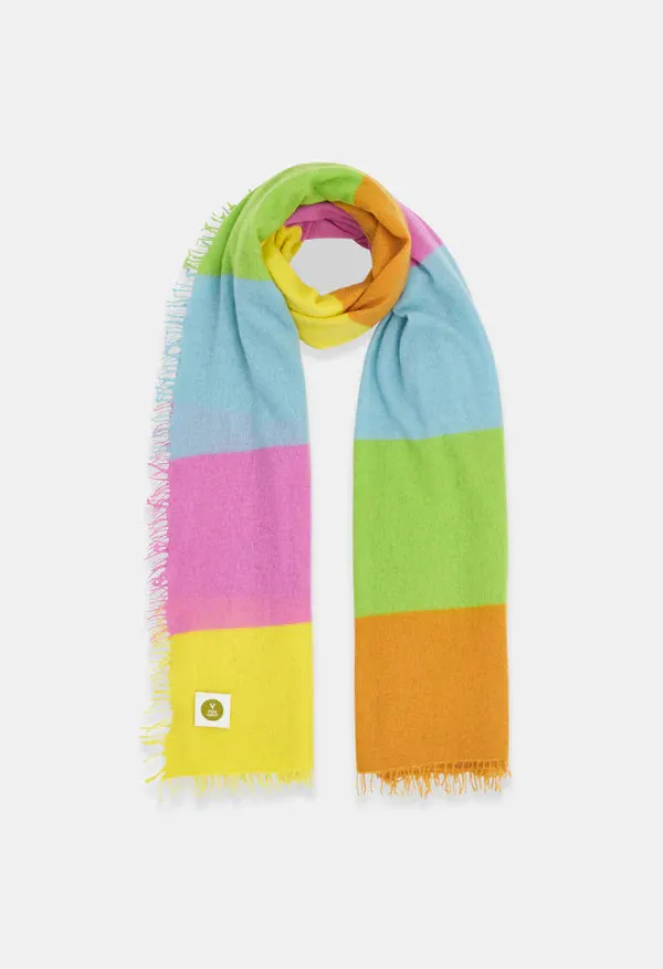 CASHMERE SCARF BIG STRIPE E - V VON GOAT