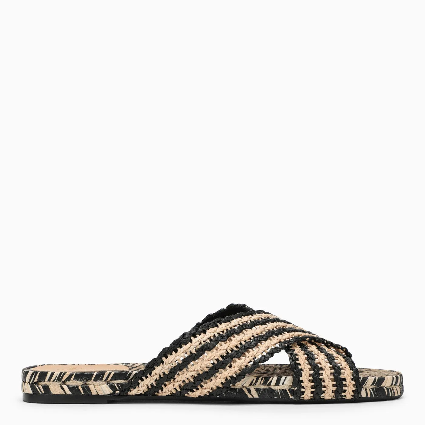 Castañer    Castañer Palmera Black/Natural Slipper