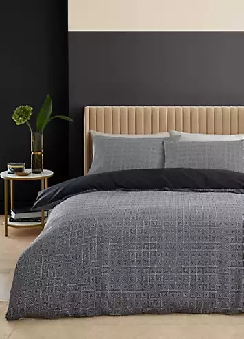Catherine Lansfield Artemis Greek Key Duvet Cover Set | Kaleidoscope