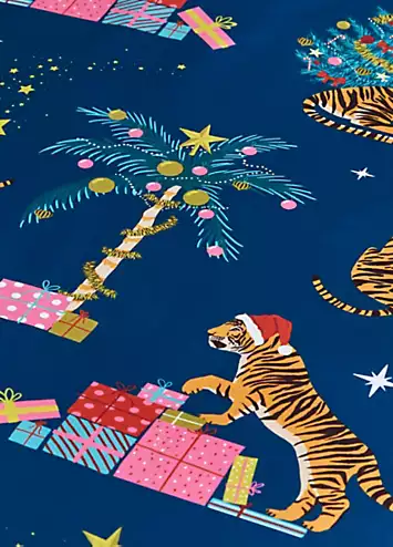 Catherine Lansfield Christmas Tiger Duvet Cover Set | Kaleidoscope