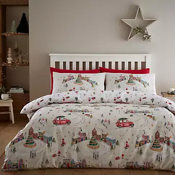 Catherine Lansfield Christmas Town Duvet Cover Set | Kaleidoscope