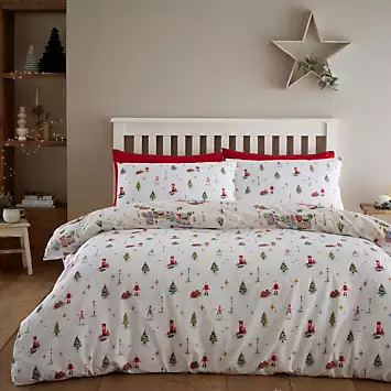 Catherine Lansfield Christmas Town Duvet Cover Set | Kaleidoscope