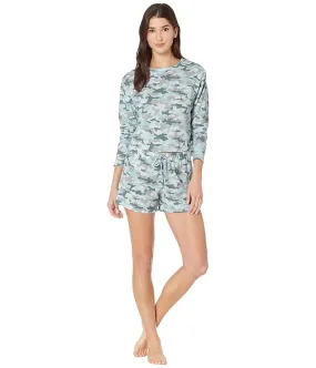 Catherine Malandrino Pullover & Short Lounge Set Women's