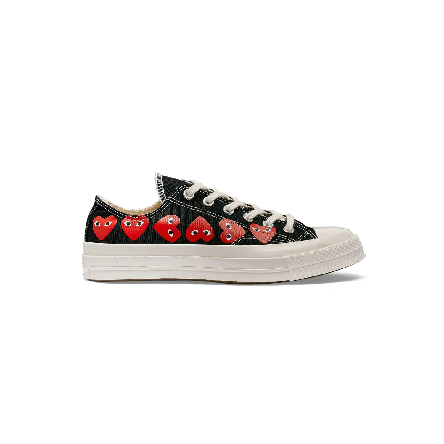 CDG Play Converse CHUCK 70 OX, Black 