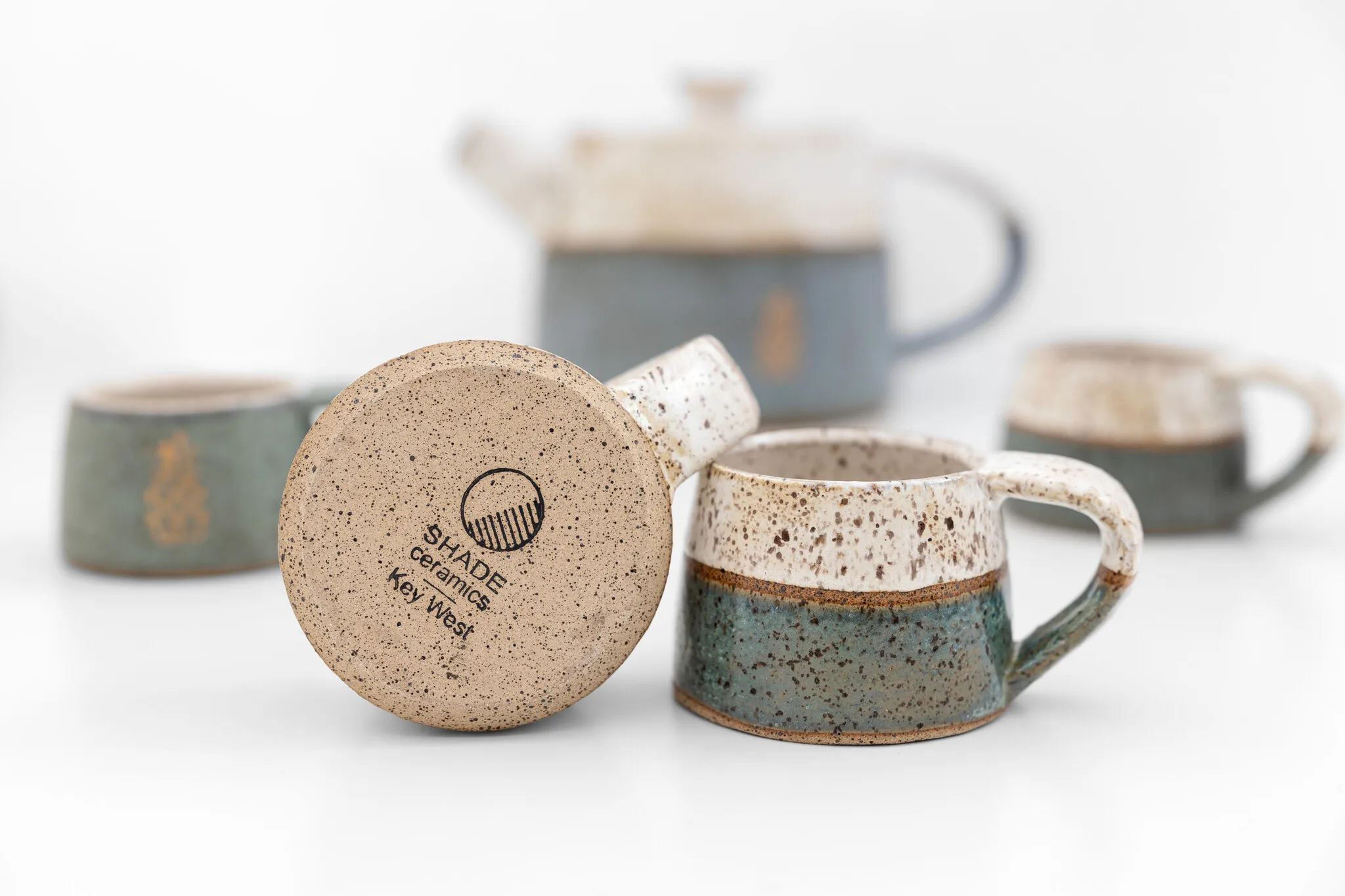 Ceramic Espresso Cup in Tea Green