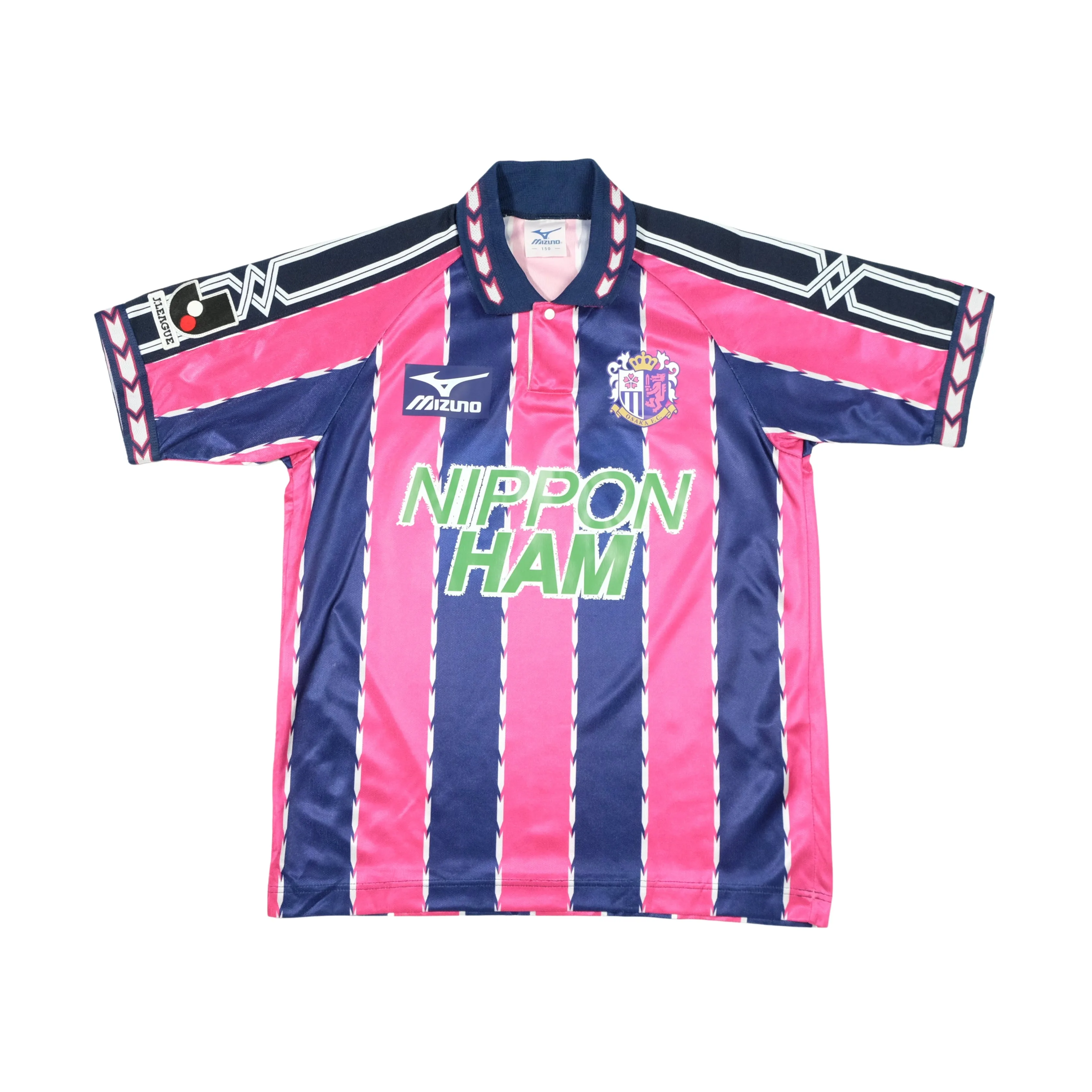 Cezero Osaka 1999 J-League Japan Mizuno Home Football Shirt Youth Large/Mens XS