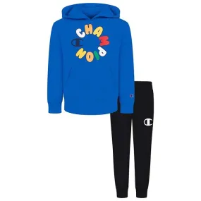 Champion Boys' [4-7] Bubble Fleece Hoodie + Jogger Two-Piece Set