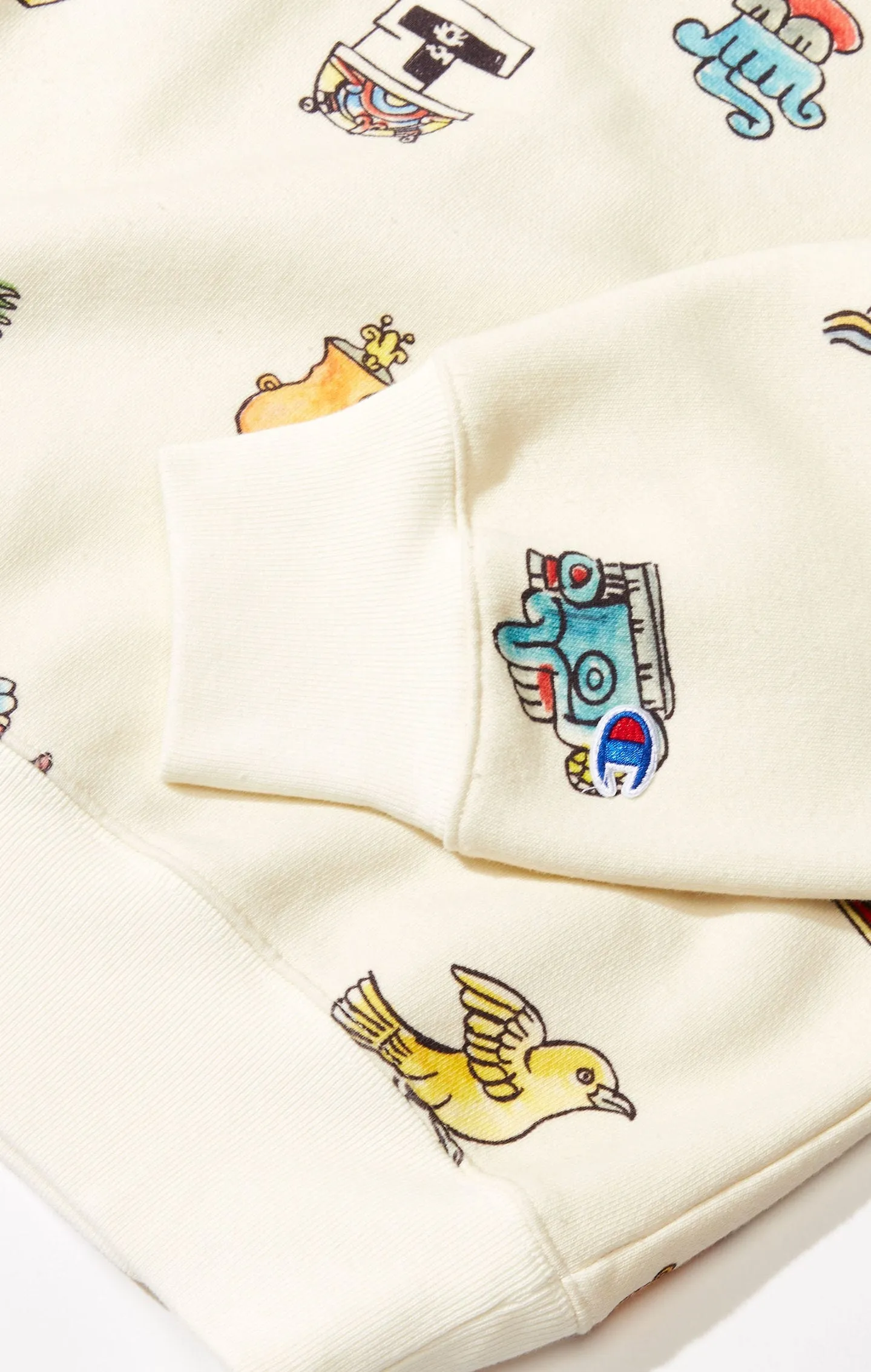  Champion x Angelo Baque Washed Codex Hoodie     