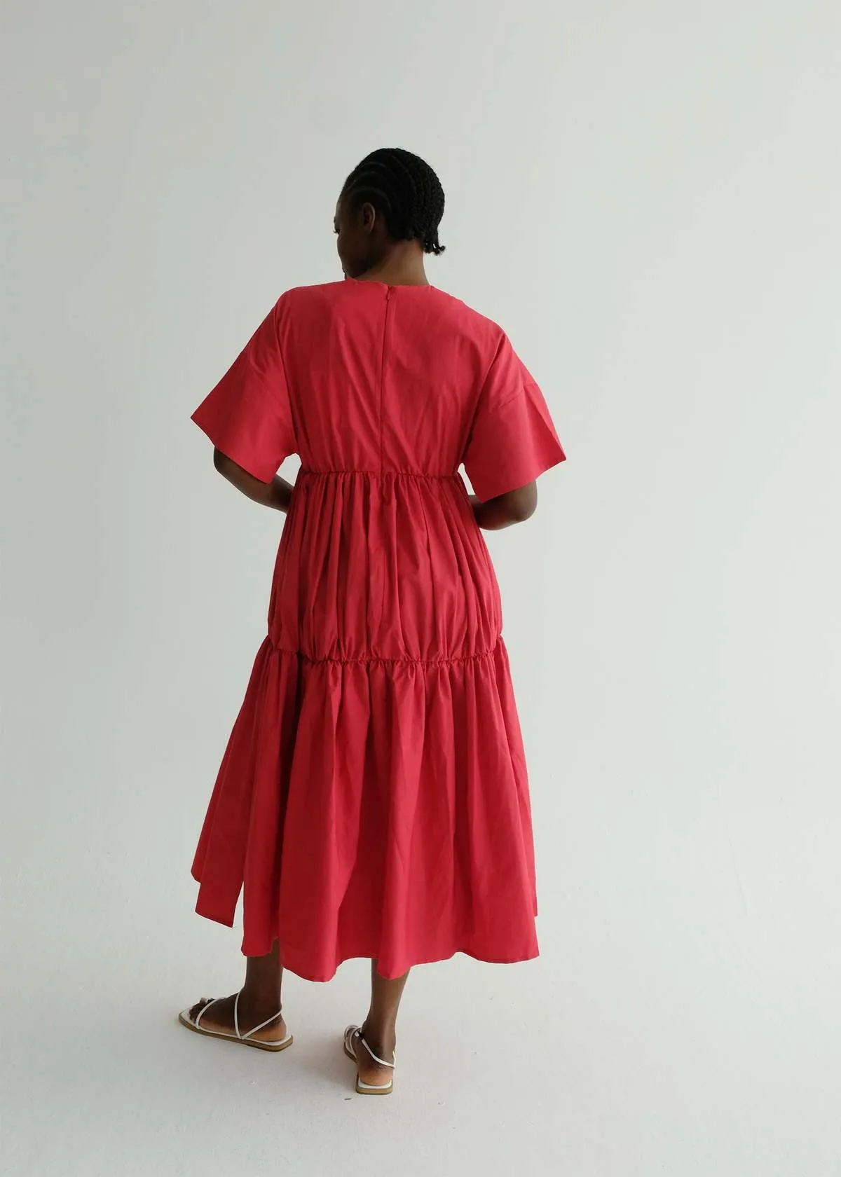Charlie Maternity Dress - Red