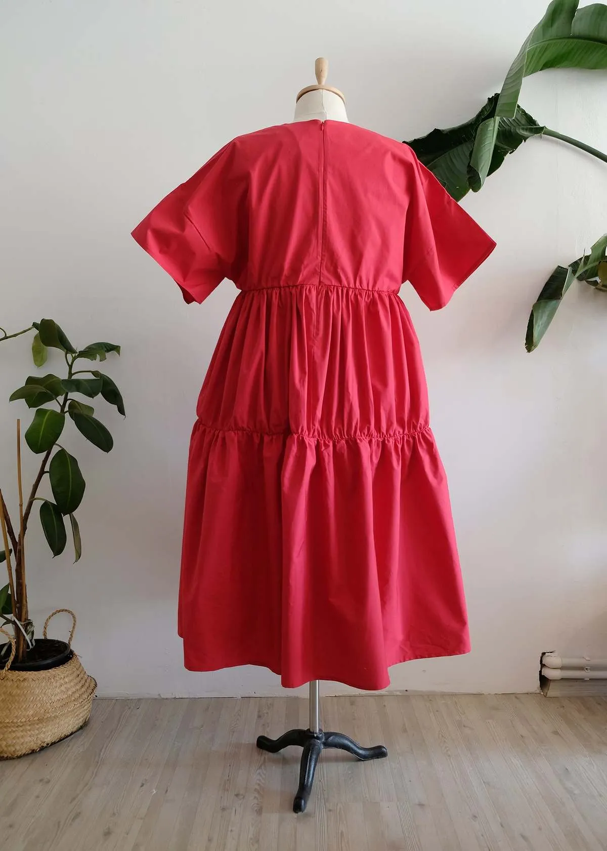Charlie Maternity Dress - Red