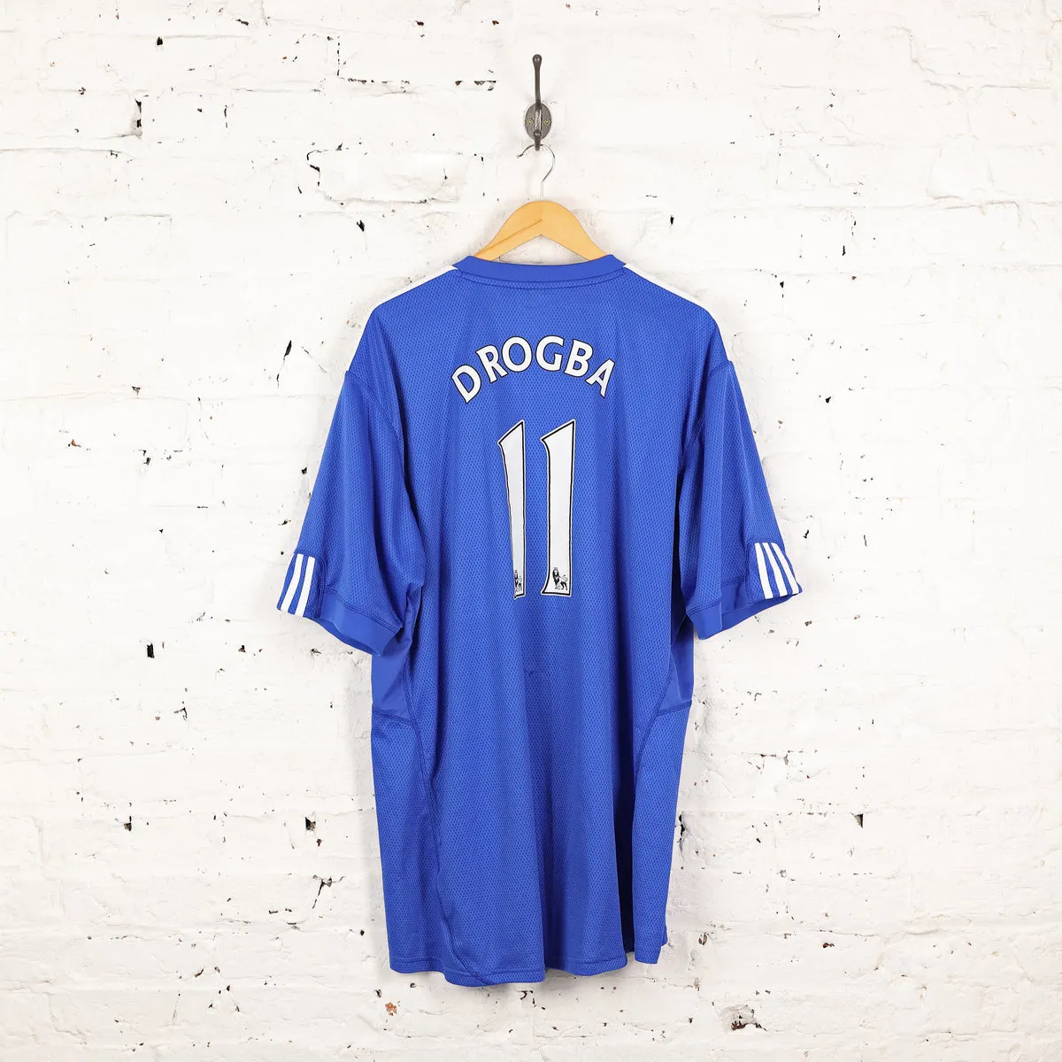 Chelsea Adidas Drogba 2009 Adidas Home Football Shirt - Blue - XXXL