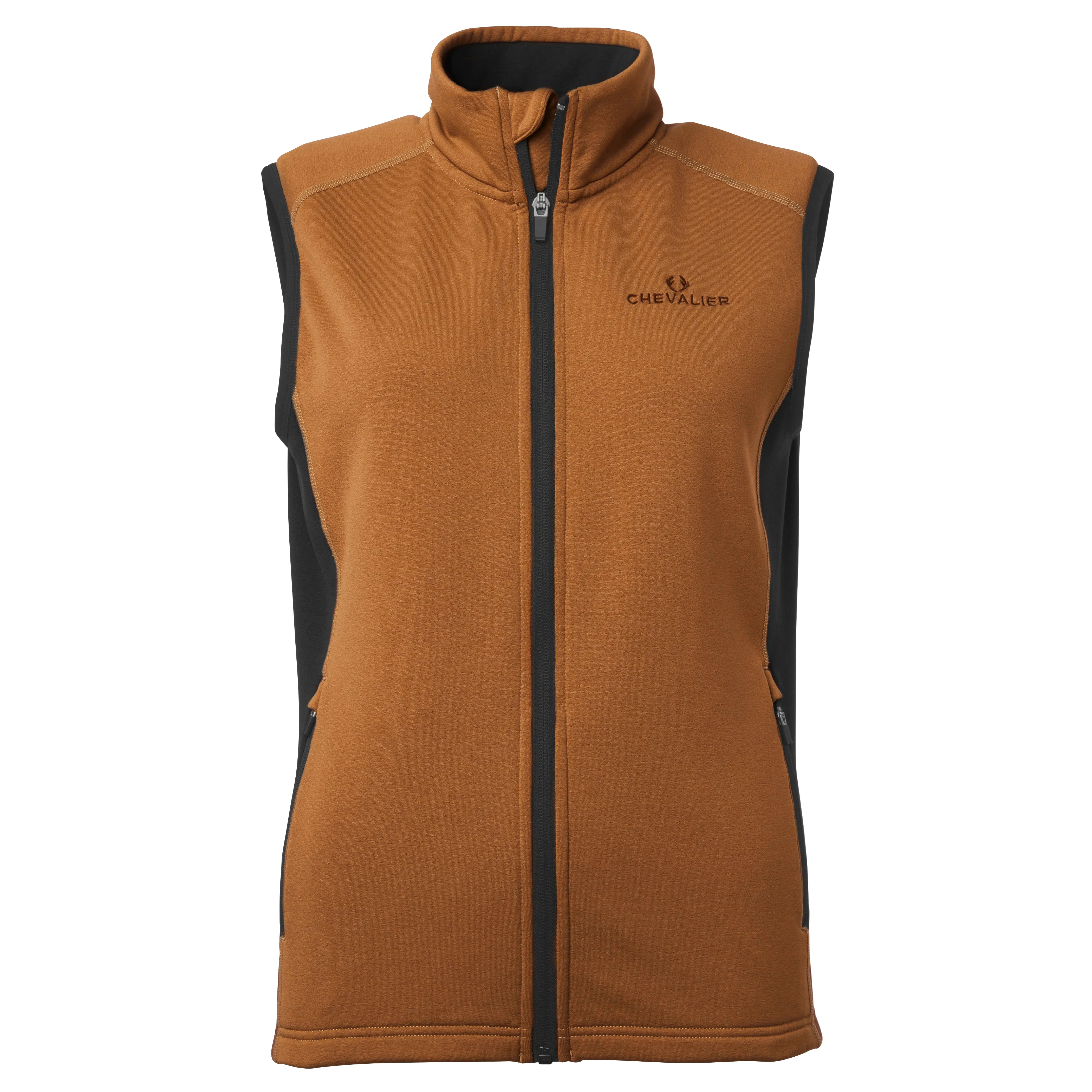 Chevalier Women's Lenzie Fleece Vest Orange/Brown | Buy Chevalier Women's Lenzie Fleece Vest Orange/Brown here | Outno