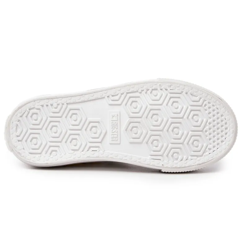 Children's Sneakers With Velcro Big Star JJ374053 White