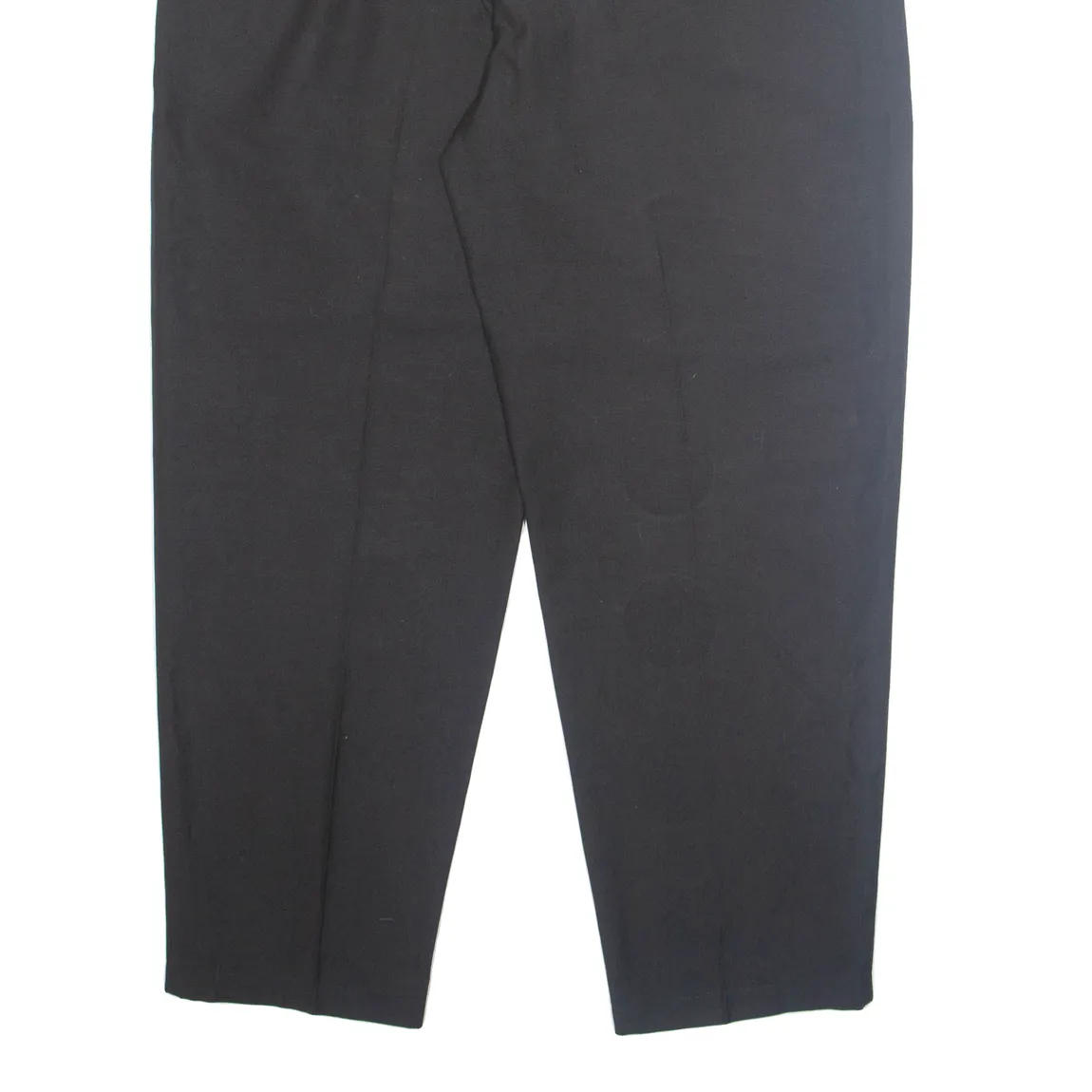 Chino Mens Trousers Black Regular Straight W38 L29