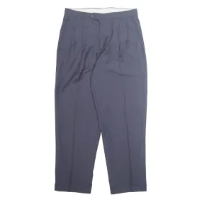 Chino Mens Trousers Blue Regular Straight W32 L30