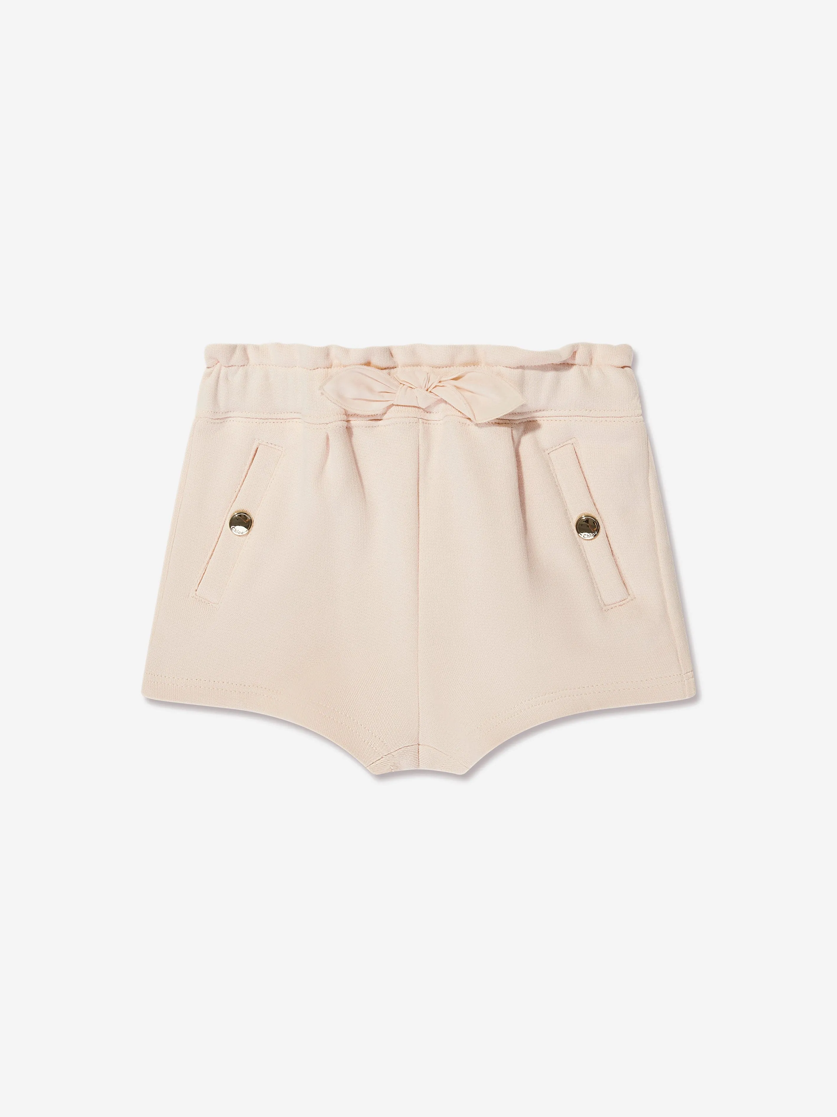 Chloé Baby Girls Fleece Shorts in Pink