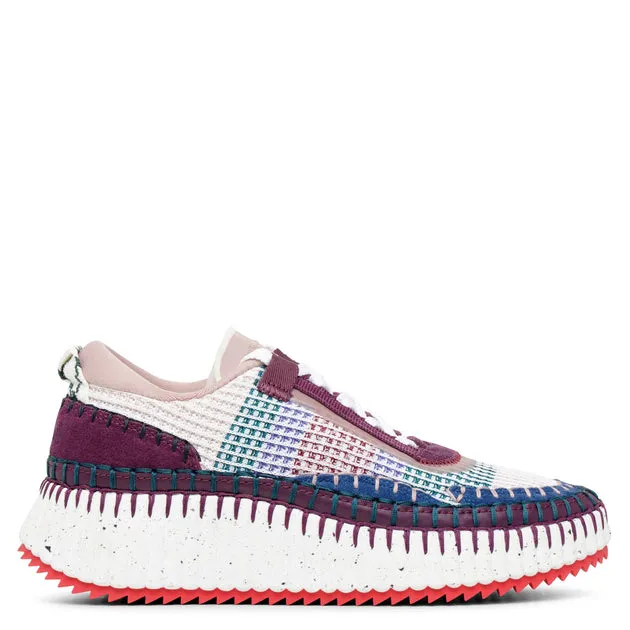 Chloé Nama blush purple sneakers