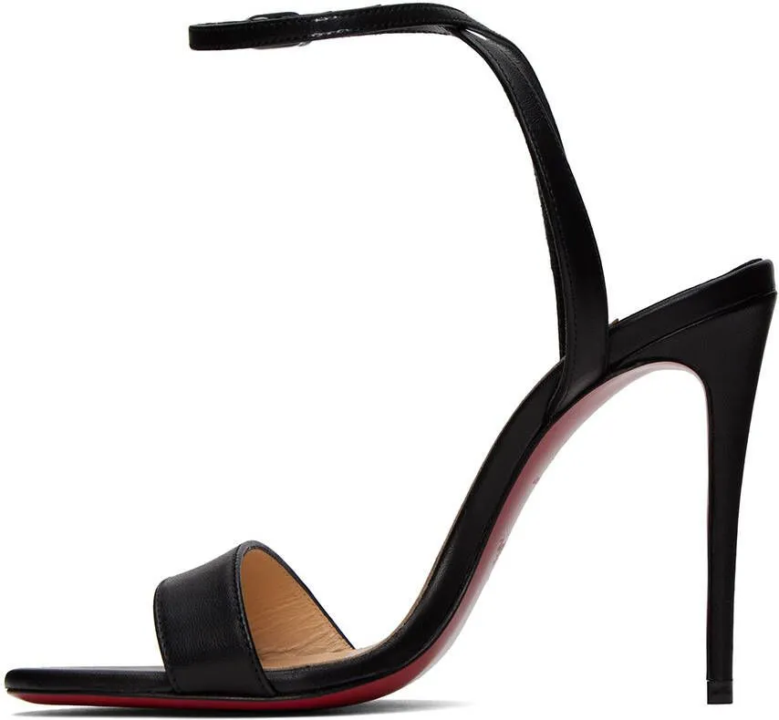 Christian Louboutin Black Loubigirl 100 Heeled Sandals