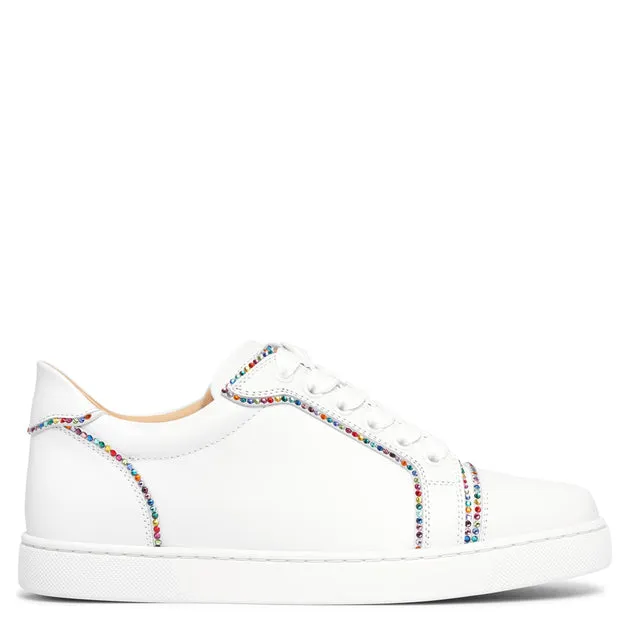 Christian Louboutin Vieira bordo strass white multi sneakers