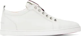 Christian Louboutin White F.A.V. 'Fique A Vontade' Sneakers