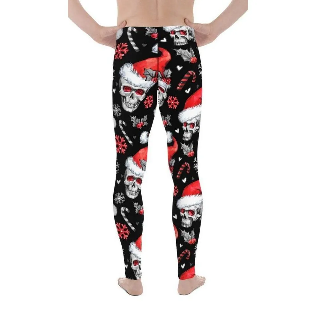Christmassy Skulls Men's Leggings