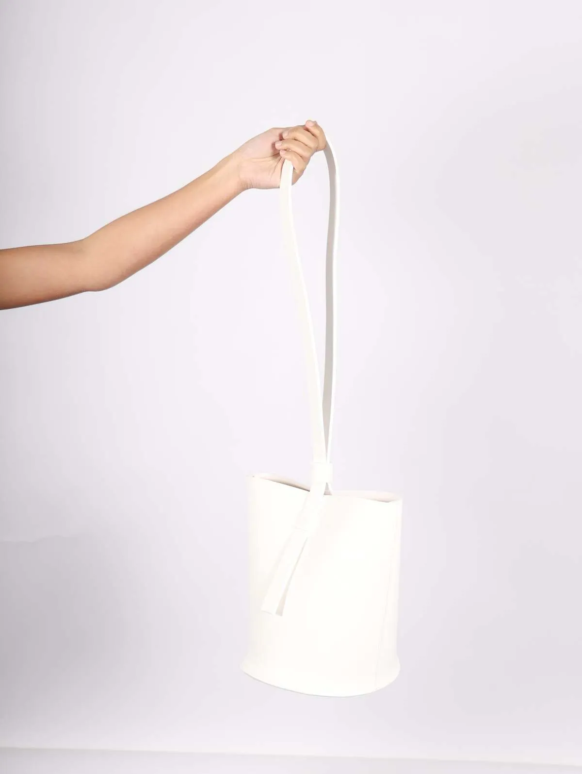 Cilindro Shoulder Bag - White