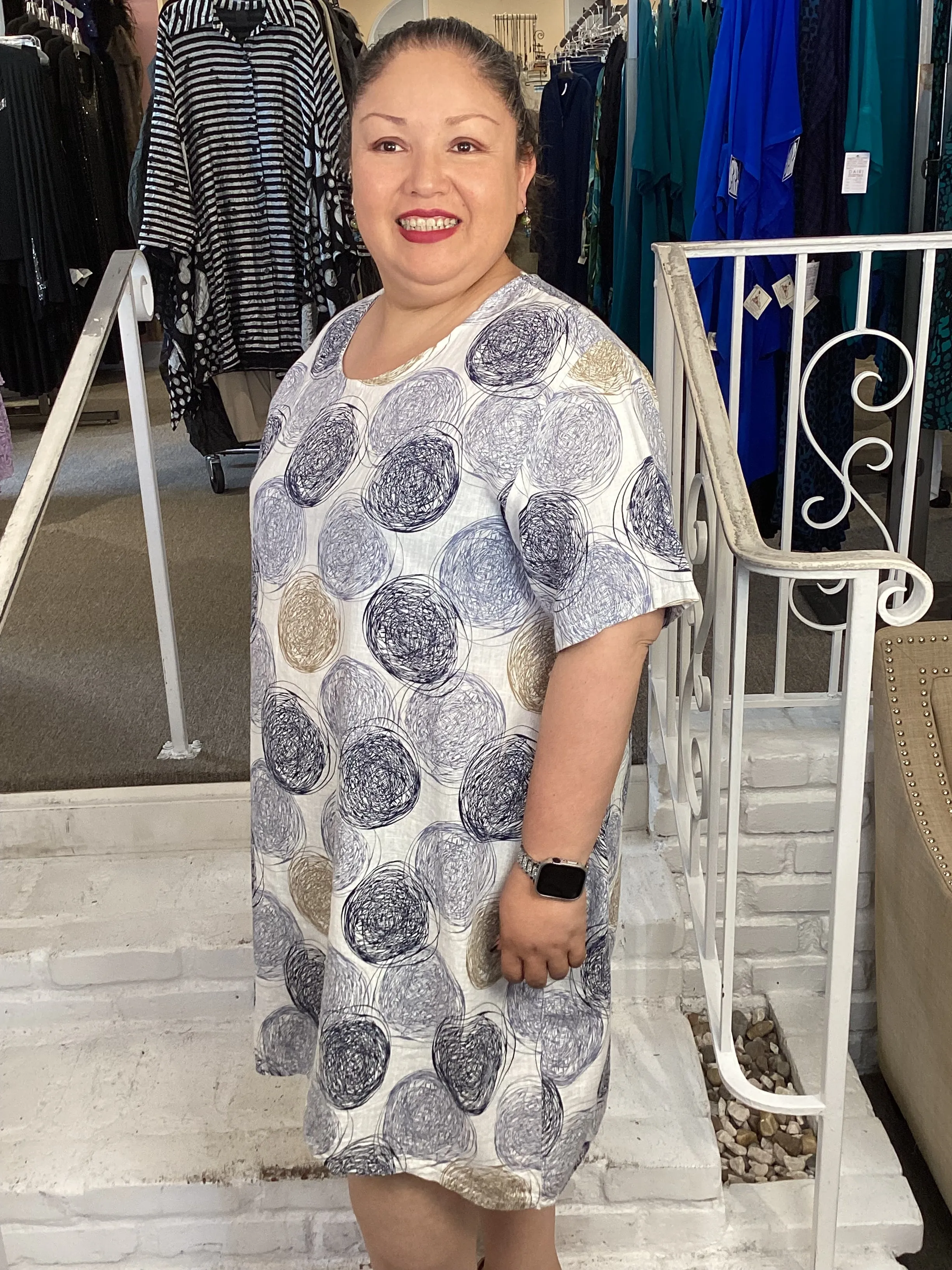 CIRCLE DRESS - WHITE