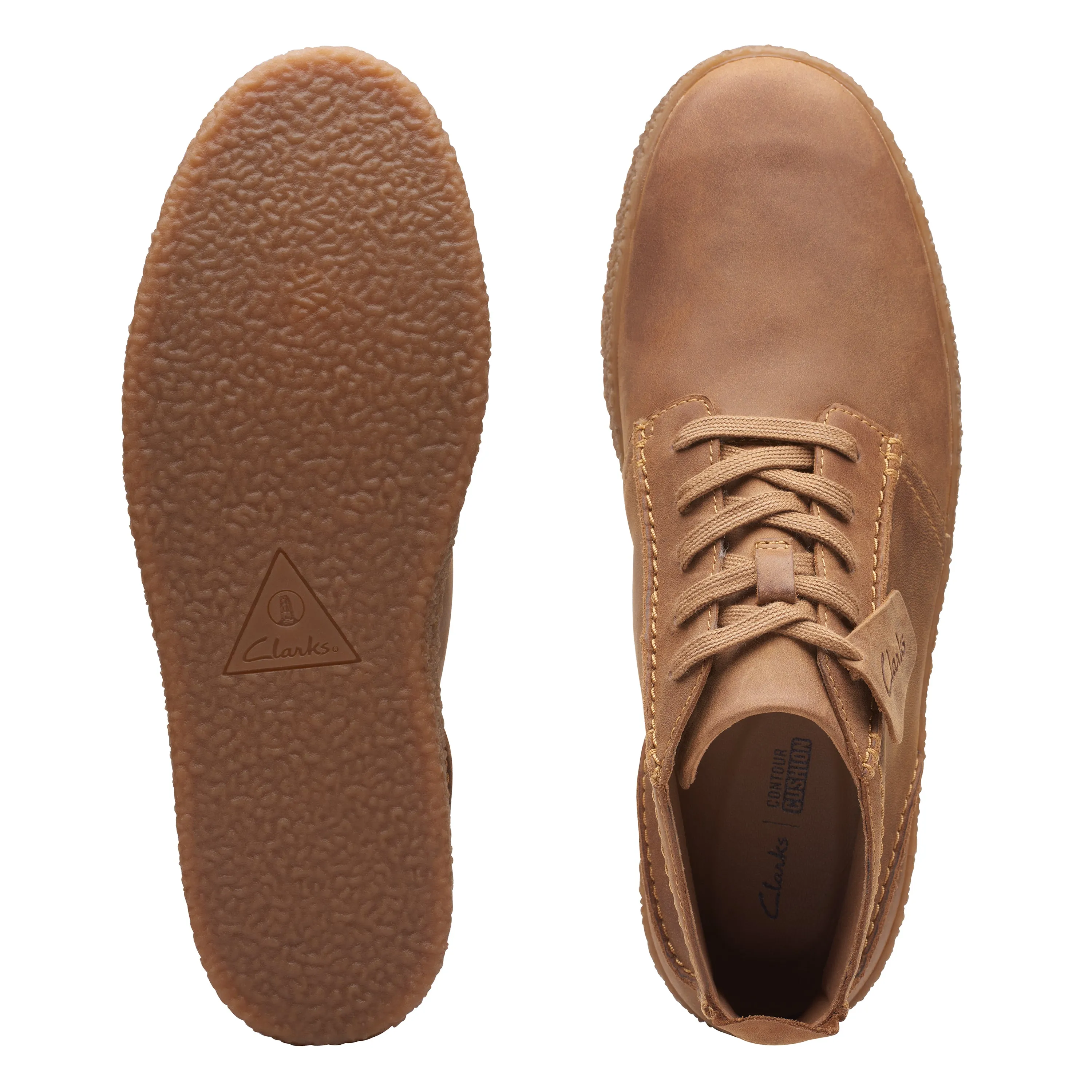 CLARKS | BOTINES HOMBRE | STREETHILL MID DARK TAN LEATHER | MARRN