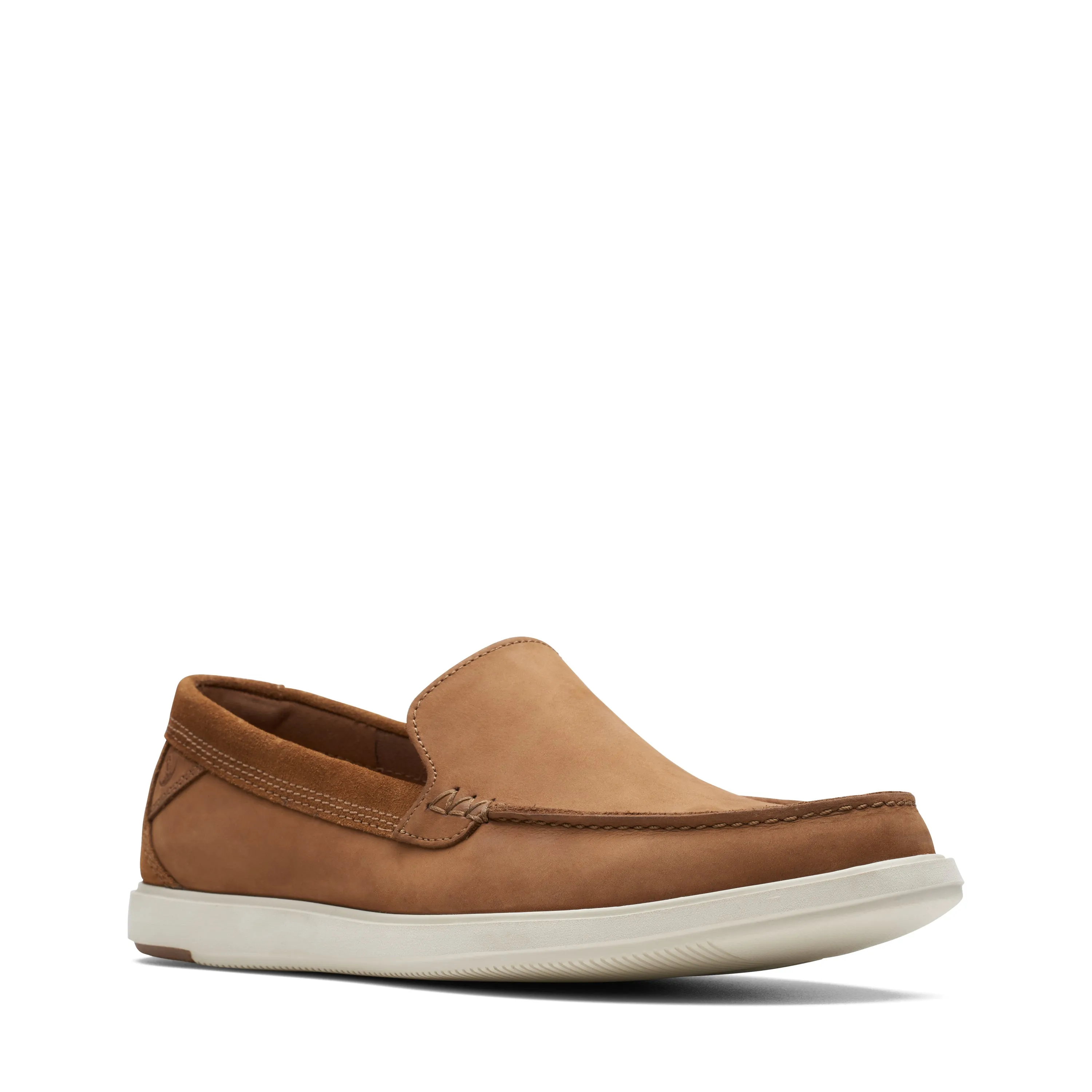 CLARKS | MOCASINES HOMBRE | BRATTON LOAFER DARK TAN NUBUCK | MARRN