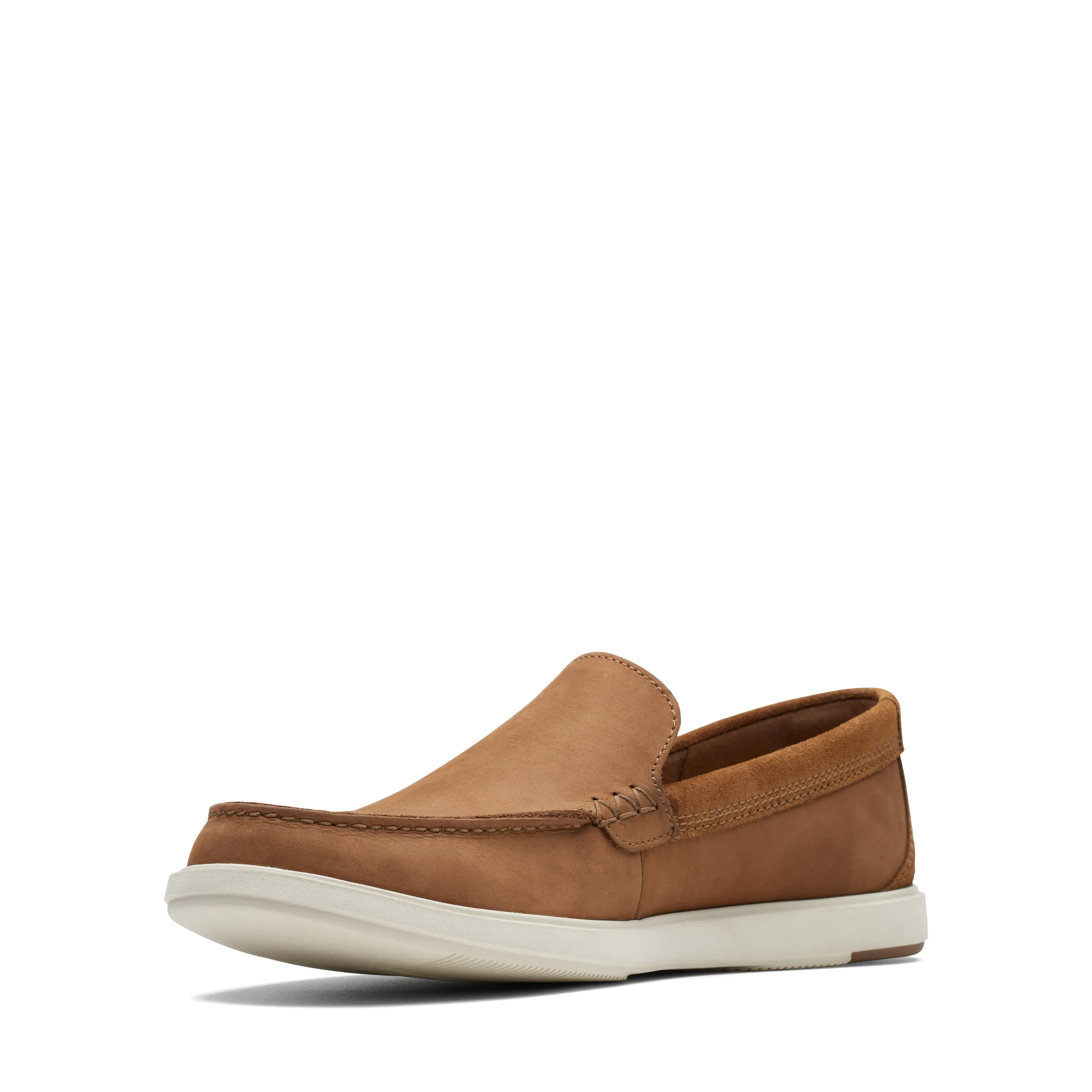 CLARKS | MOCASINES HOMBRE | BRATTON LOAFER DARK TAN NUBUCK | MARRN