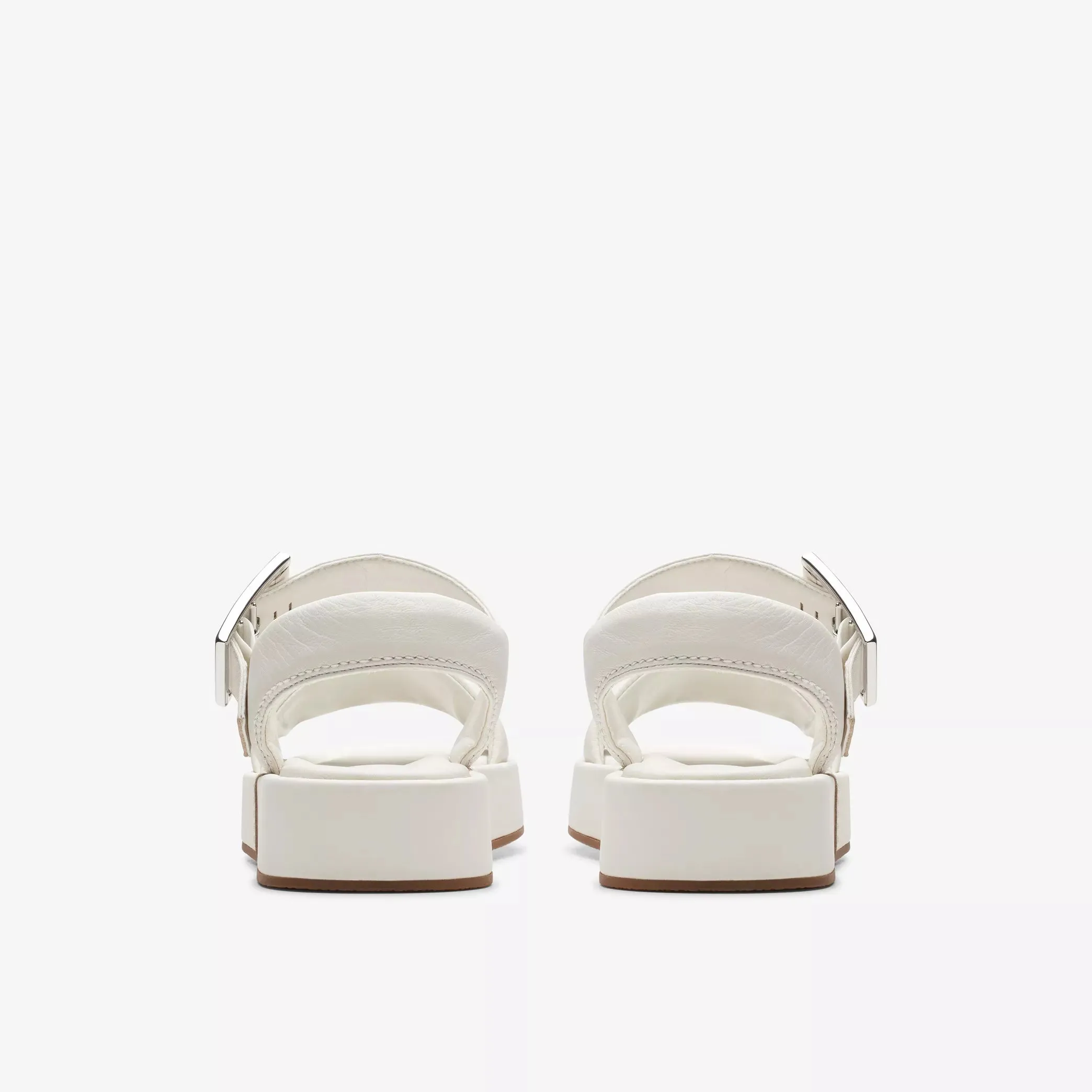 CLARKS | SANDALIAS CASUAL MUJER | ALDA STRAP OFF WHITE LEA | BLANCO