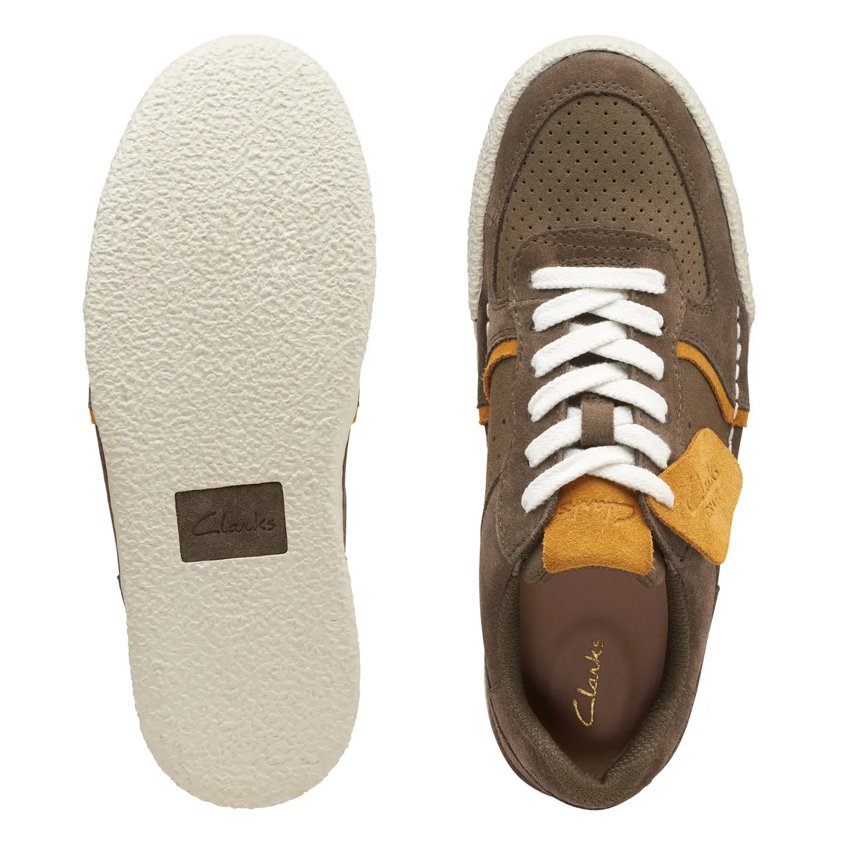 CLARKS | SNEAKERS MUJER | CRAFT CUP COURT OLIVE COMBINATION | VERDE