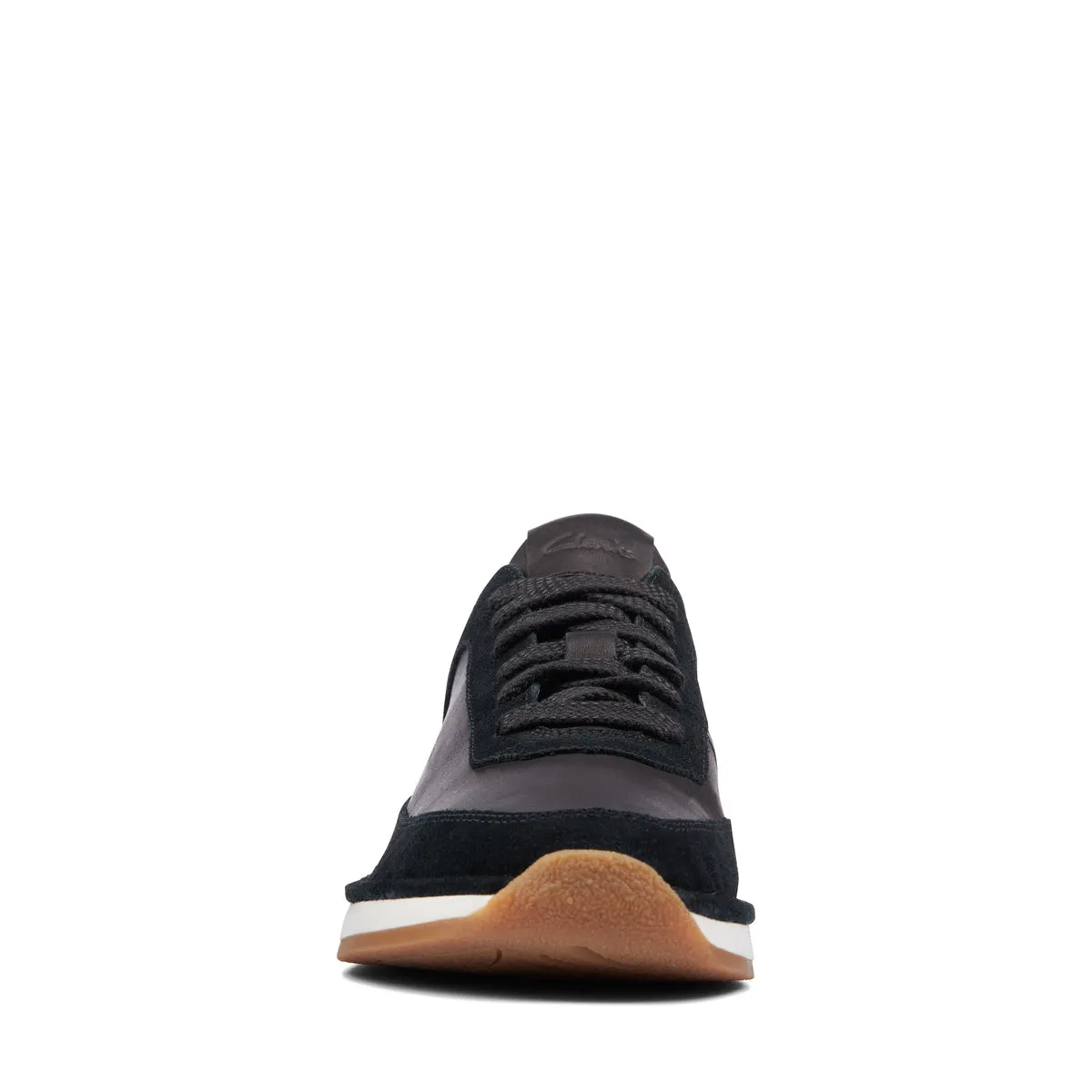 CLARKS | SNEAKERS MUJER | CRAFTRUN LACE BLACK COMBI SUEDE | NEGRO
