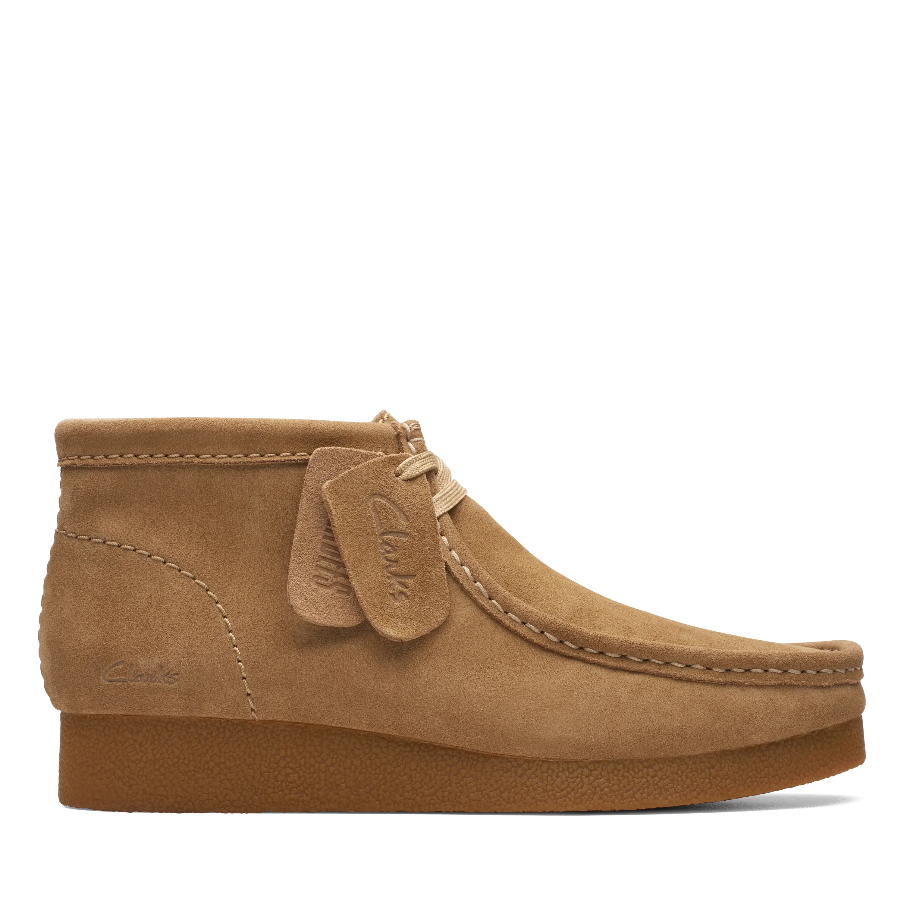 CLARKS | WALLABEE MUJER | WALLABEE EVO BT DARK SAND SUEDE | MARRN