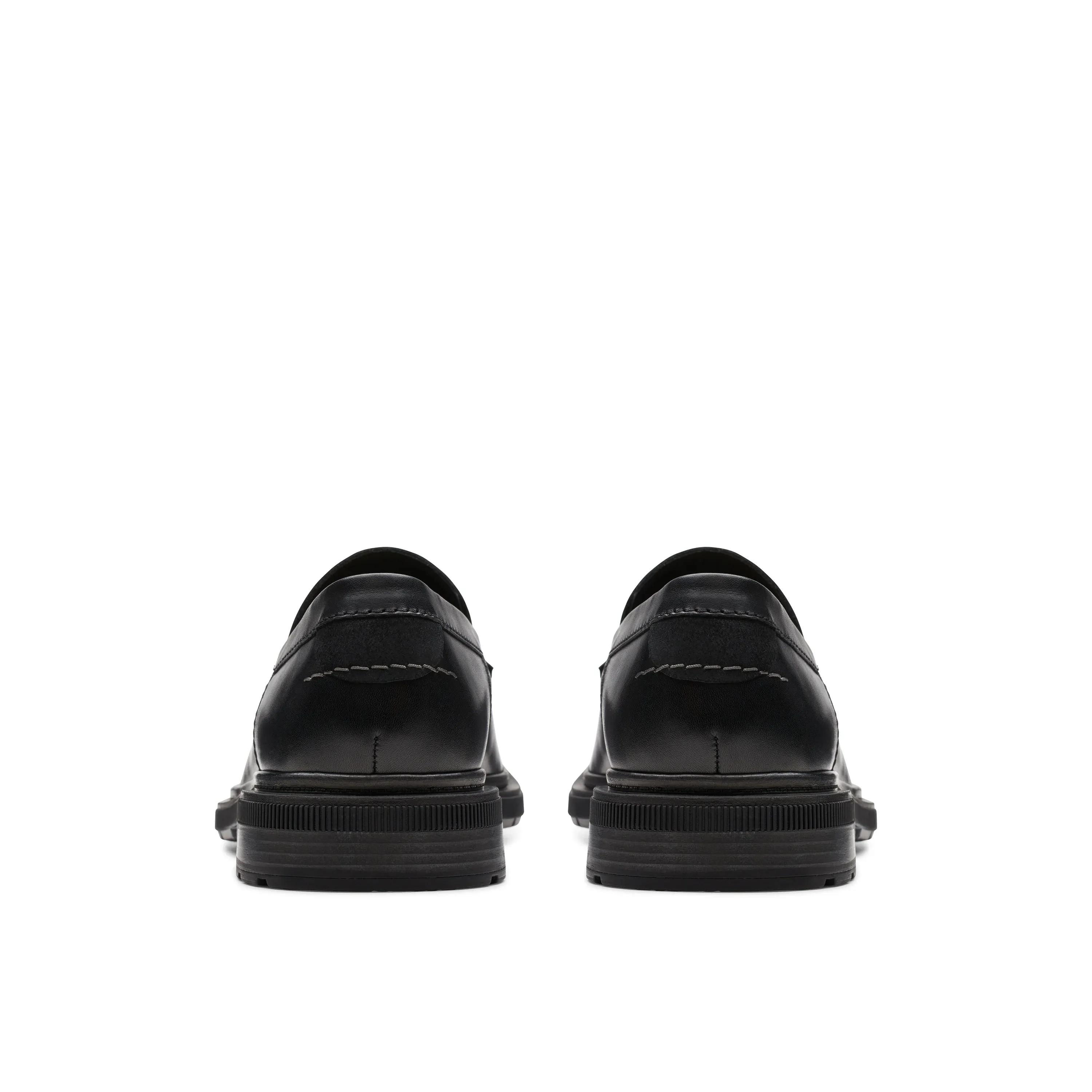 CLARKS | ZAPATOS DE VESTIR HOMBRE | BURCHILL PENNY BLACK LEATHER | NEGRO