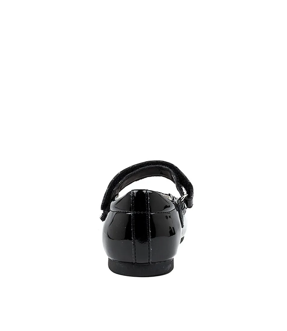 CLARKS Audrey Tot Black Patent