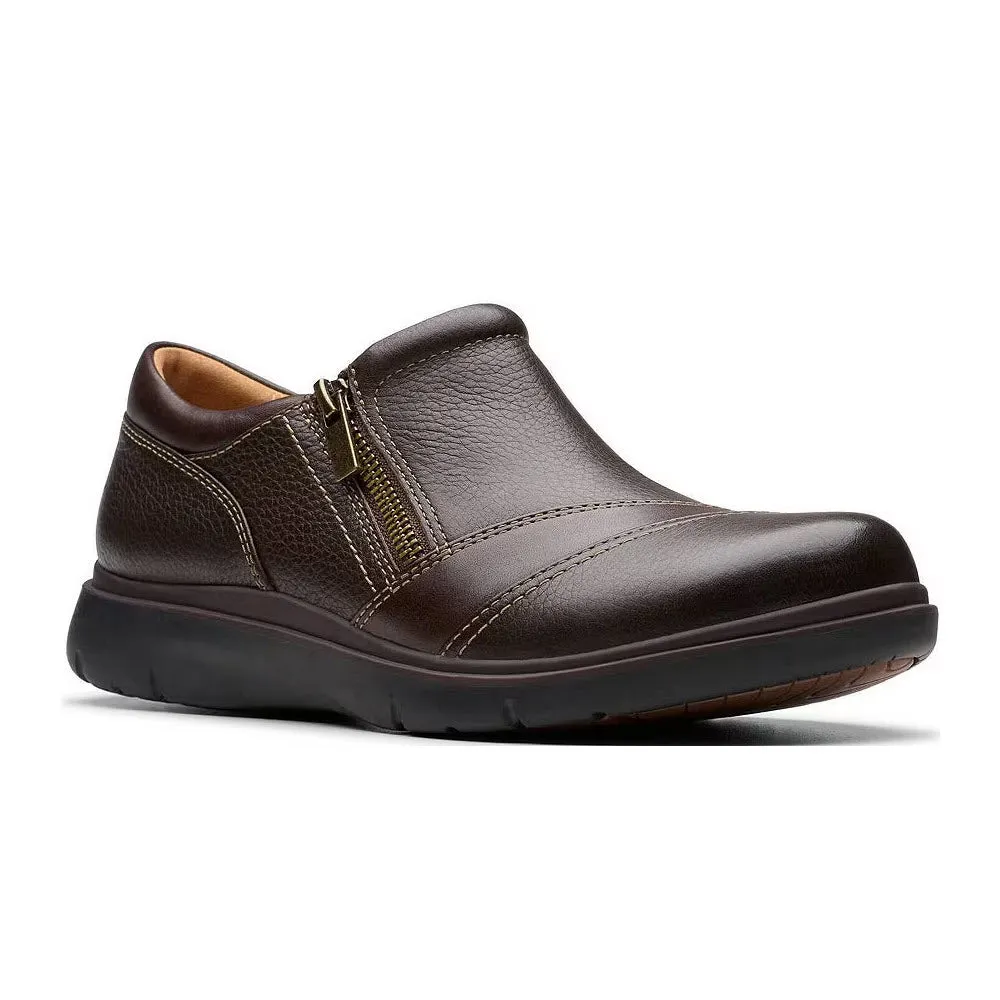 CLARKS CERTINA PURE DARK BROWN - WOMENS