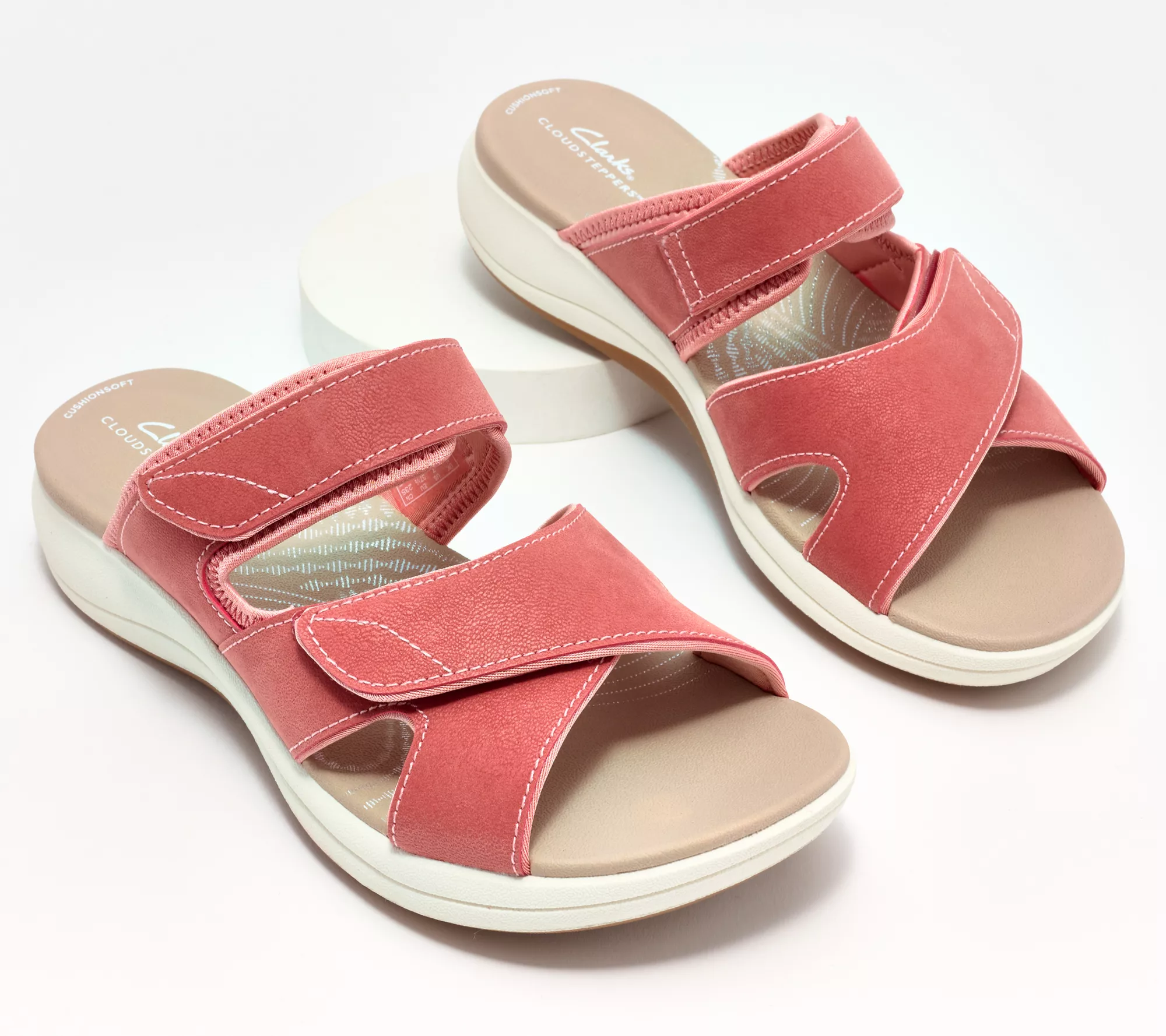 Clarks Cloudsteppers Slide Sport Sandals - Mira Ease