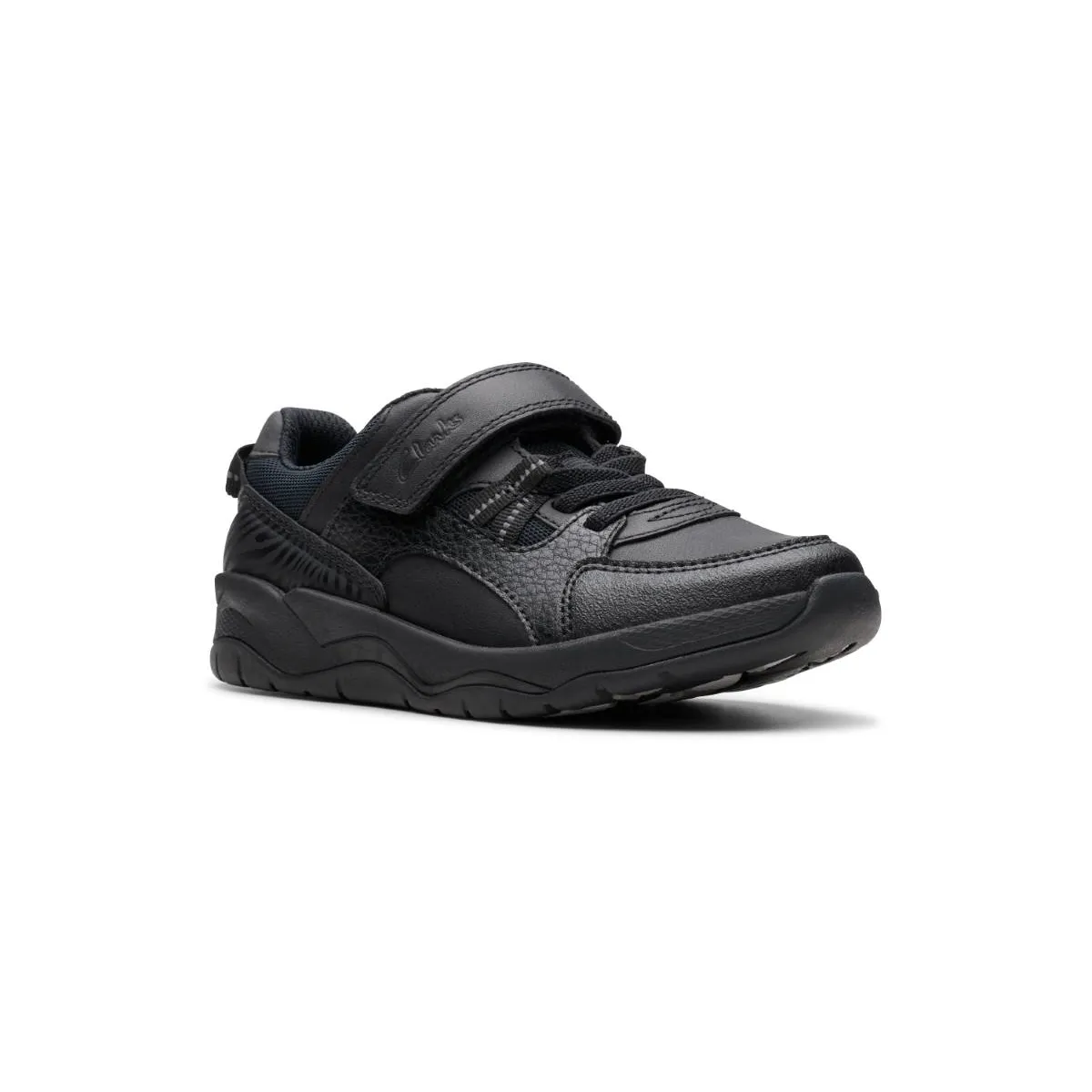 Clarks - Clowder Stripe 261783127g - G Fit (black Leather)