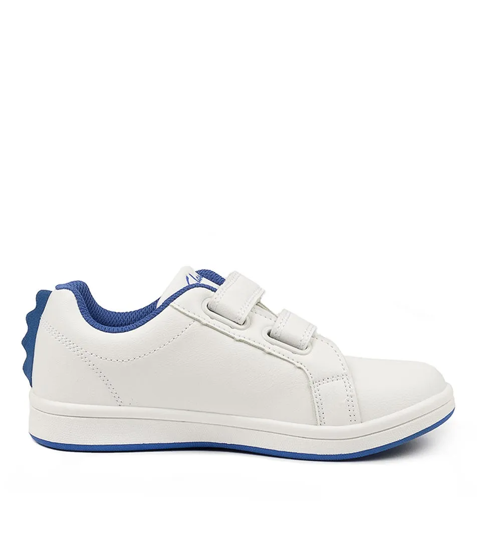 CLARKS Dewey Tot White-blue