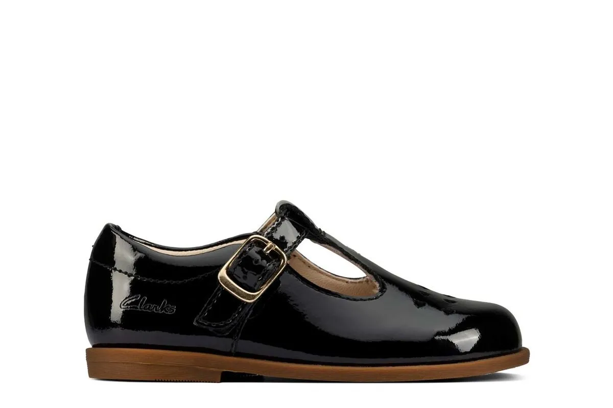 Clarks - Drew Play T 261576586f - F Fit (black Patent)