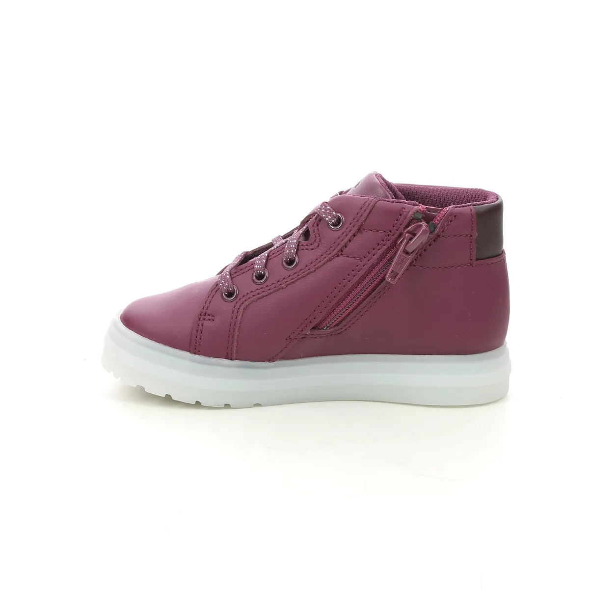 Clarks - Flare Sparky T 261619446f - F Fit (plum Leather )