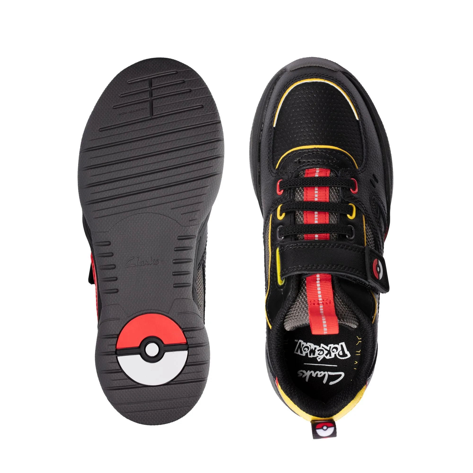 Clarks Grip Pearl Pokémon School Shoe