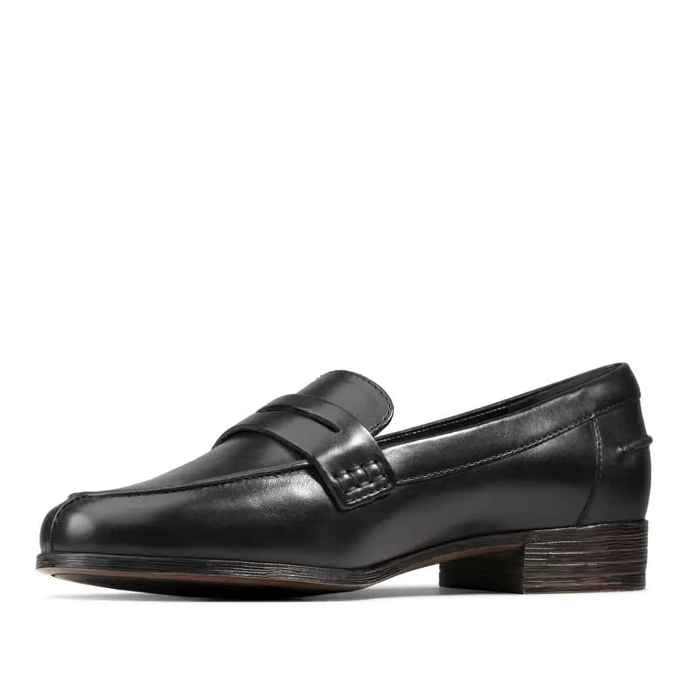 Clarks Hamble Loafer Black Leather