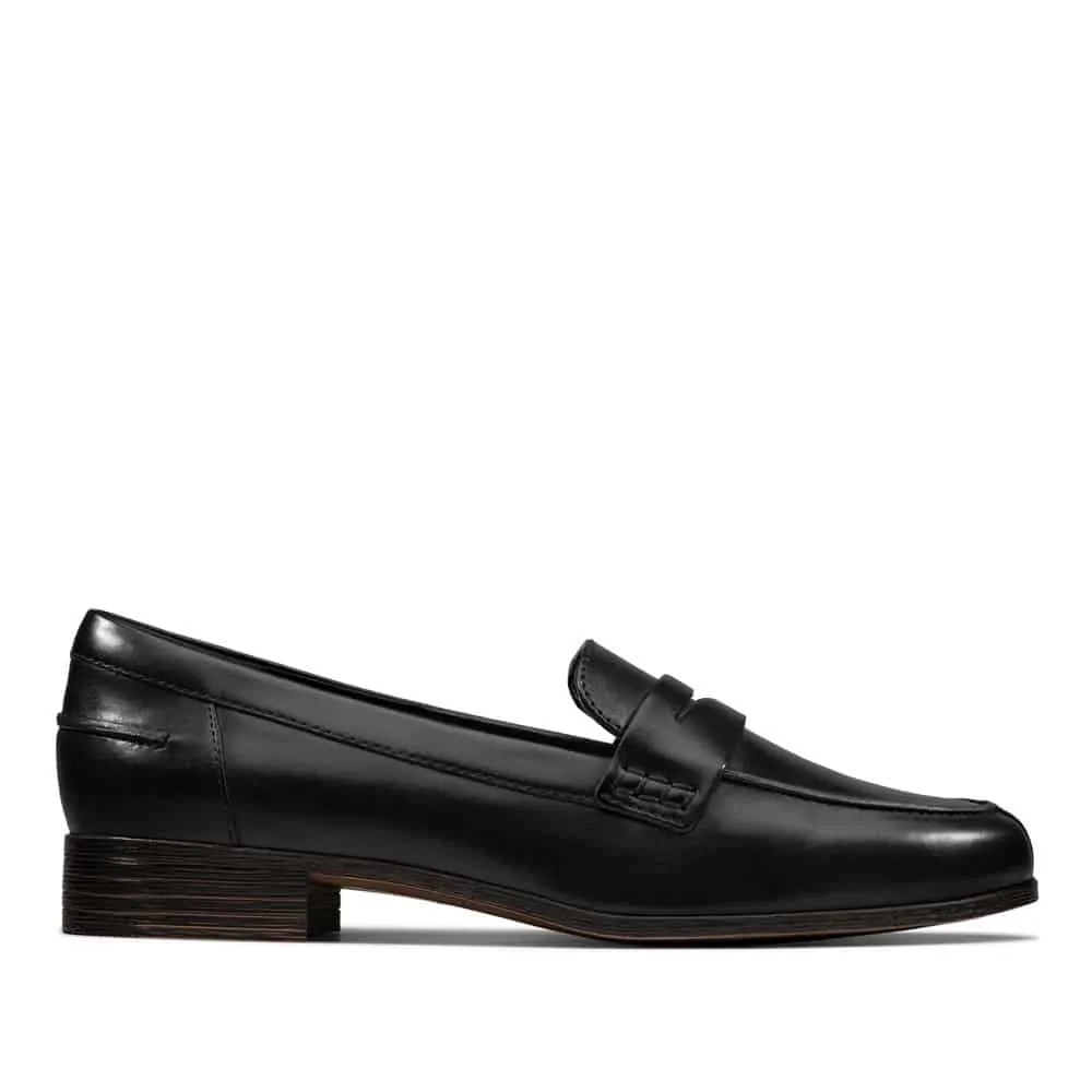 Clarks Hamble Loafer Black Leather