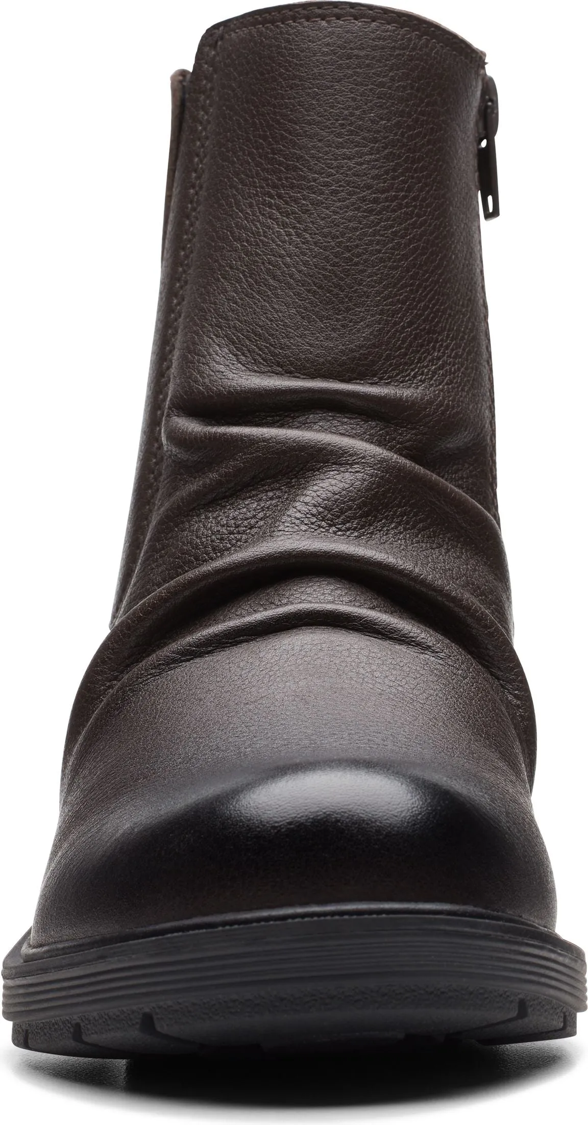 Clarks Hearth Rose Dark Brown Leather